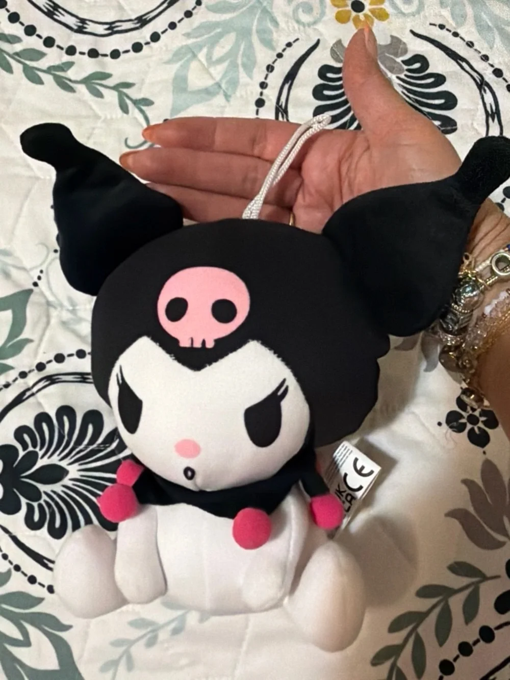 Plush Toy - Black, White & Pink Soft Kids Toy